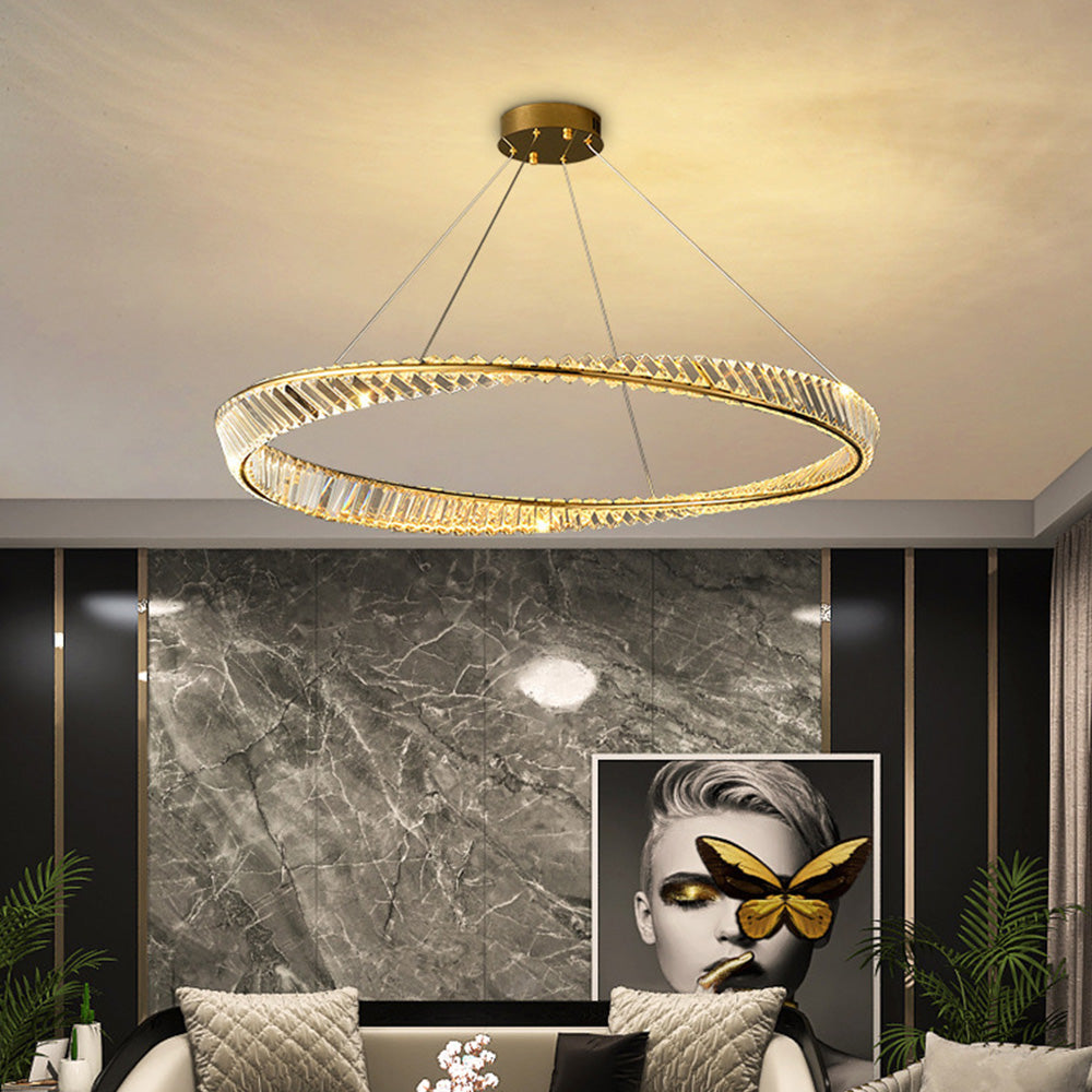 Lovenwynne Glass Chandelier-Moonnatur