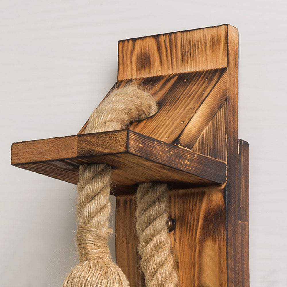 Ordelenora Pine Wood Wall Light-Moonnatur