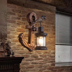 Verrenelia Pine Wood Wall Light-Moonnatur