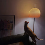 Merreneris Glass Floor Lamp-Moonnatur