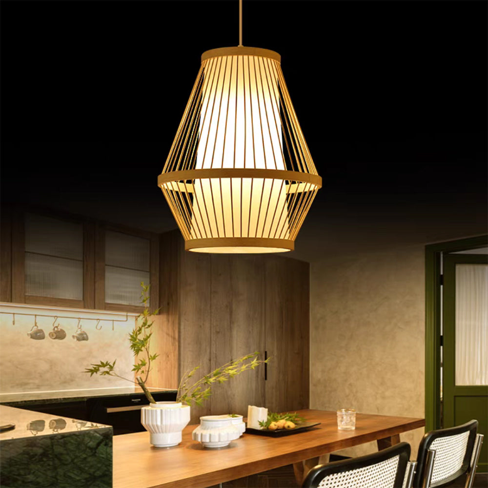 Brenelelis Bamboo Pendant Light-Moonnatur