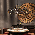 Fendelfern Metal Chandelier-Moonnatur