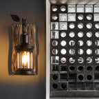 Wardenenna Pine Wood Wall Light-Moonnatur