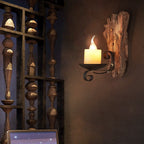 Yarrelis Pine Wood Wall Light-Moonnatur