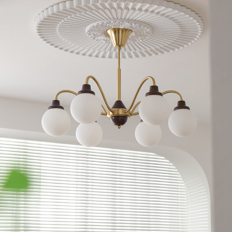 Renvermere Glass Chandelier-Moonnatur