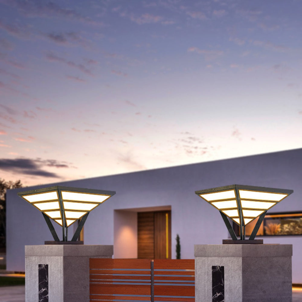 Quenelwick Metal Pillar Light-Moonnatur