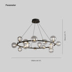 Nardenora Glass Chandelier-Moonnatur