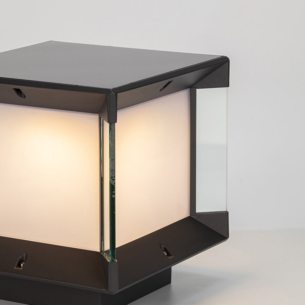 Savenmoss Glass Post Light-Moonnatur