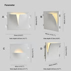 Redrencove Gypsum Wall Light-Moonnatur