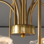 Kilvenelle Glass Chandelier-Moonnatur