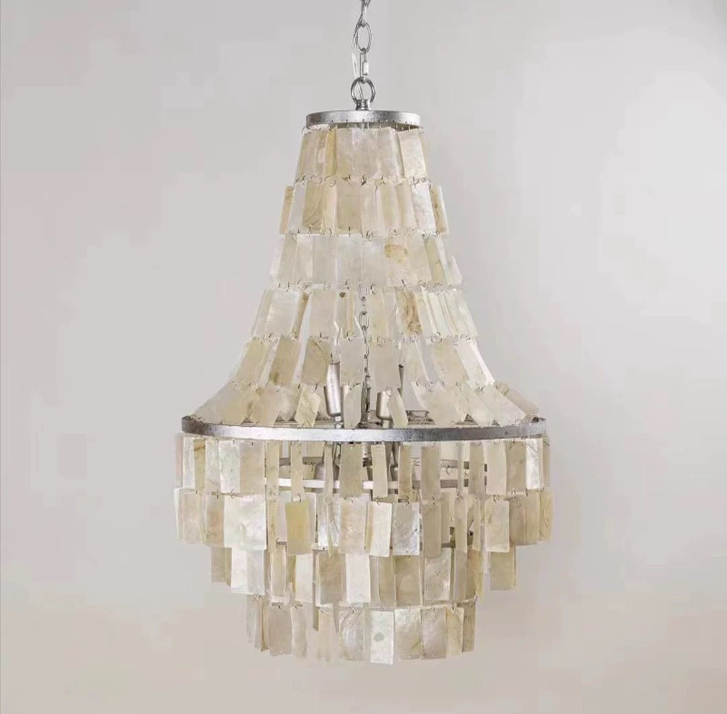 Veldenara Shell Chandelier-Moonnatur