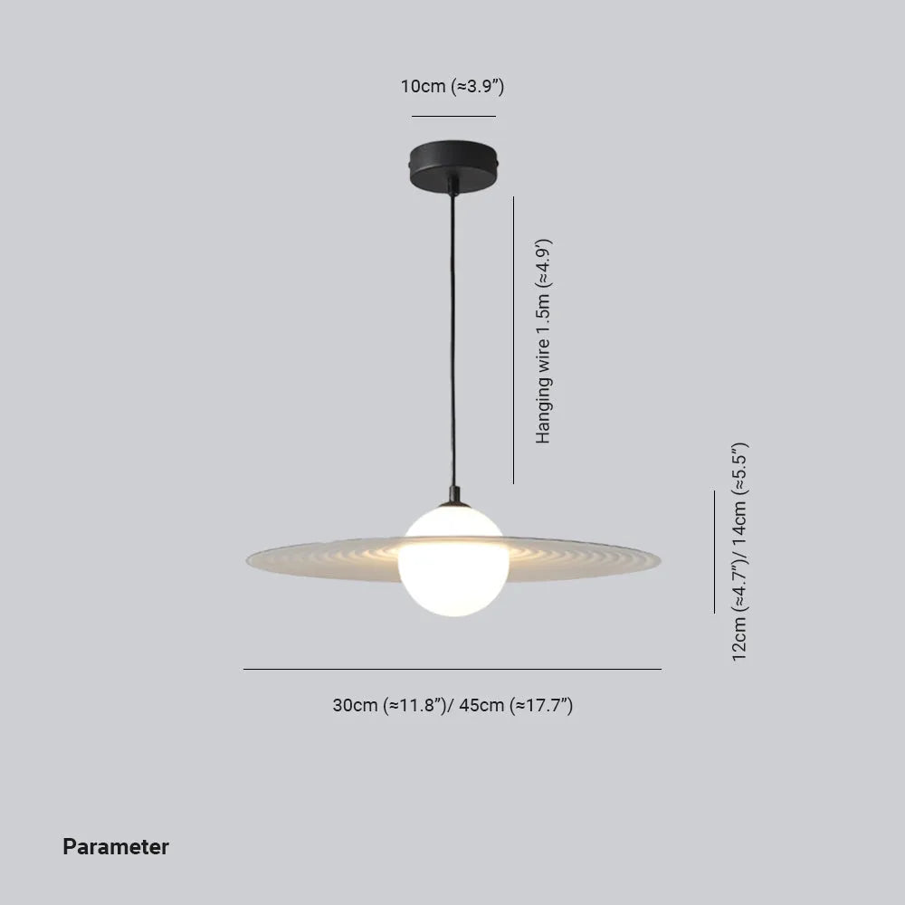 Corenwood Acrylic Pendant Light-Moonnatur