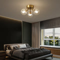Garnelgrove Glass Ceiling Light-Moonnatur