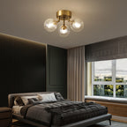 Garnelgrove Glass Ceiling Light-Moonnatur