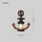Verrenelia Pine Wood Wall Light-Moonnatur