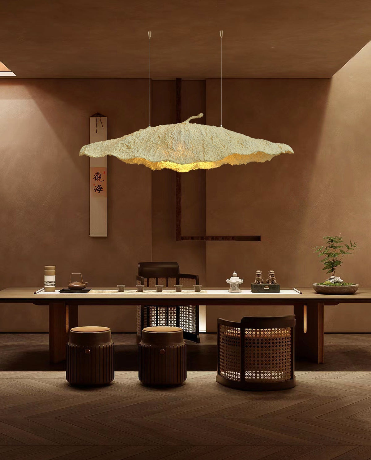 Calenena Paper Pendant Light-Moonnatur