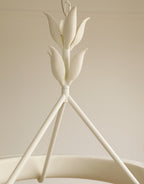 Celandrel Plaster Chandelier-Moonnatur