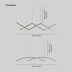 Haldelelle Metal Pendant Light-Moonnatur