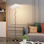Barroworie Fabric Floor Lamp-Moonnatur
