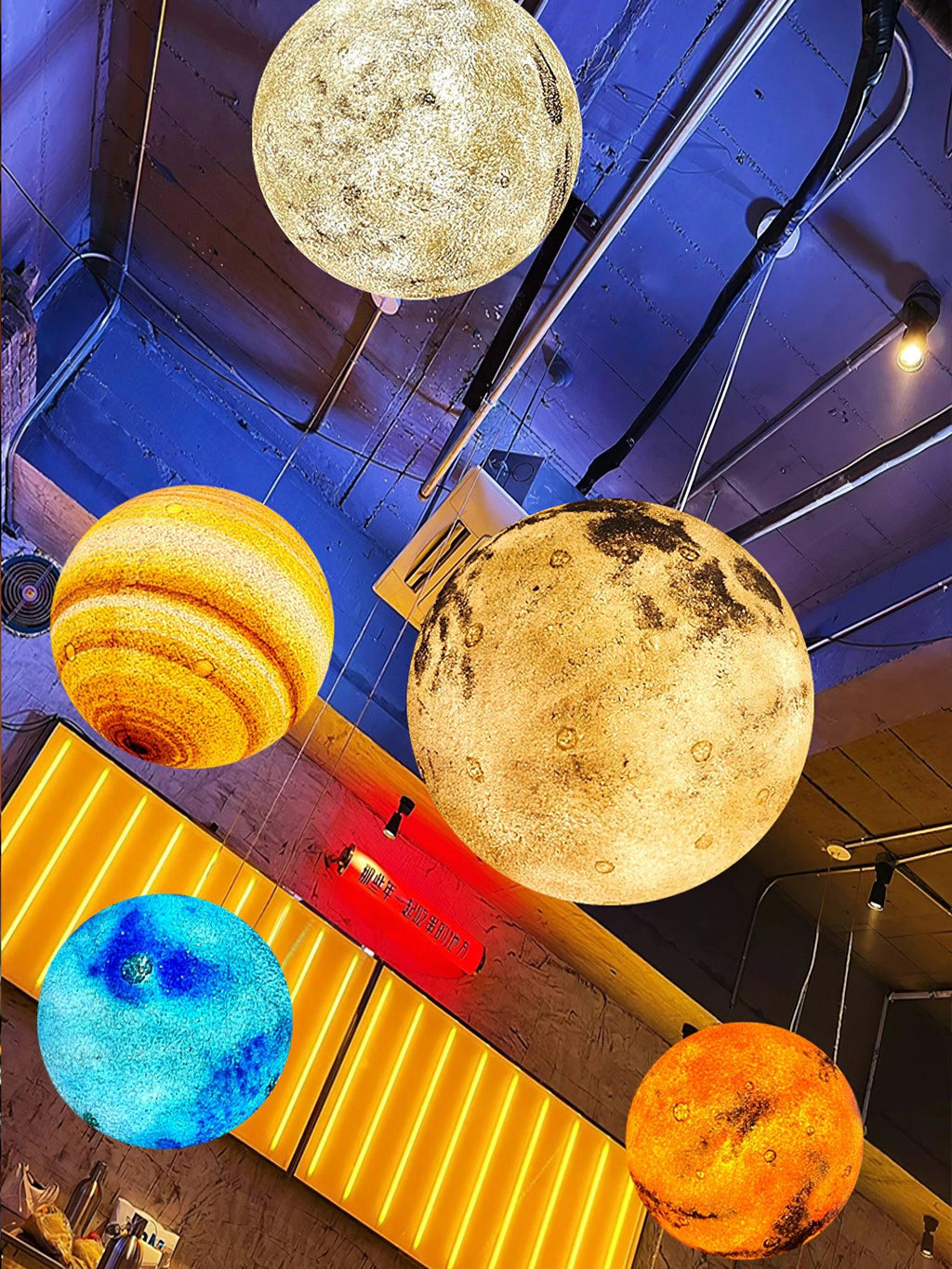 Galenaria Resin Pendant Light-Moonnatur