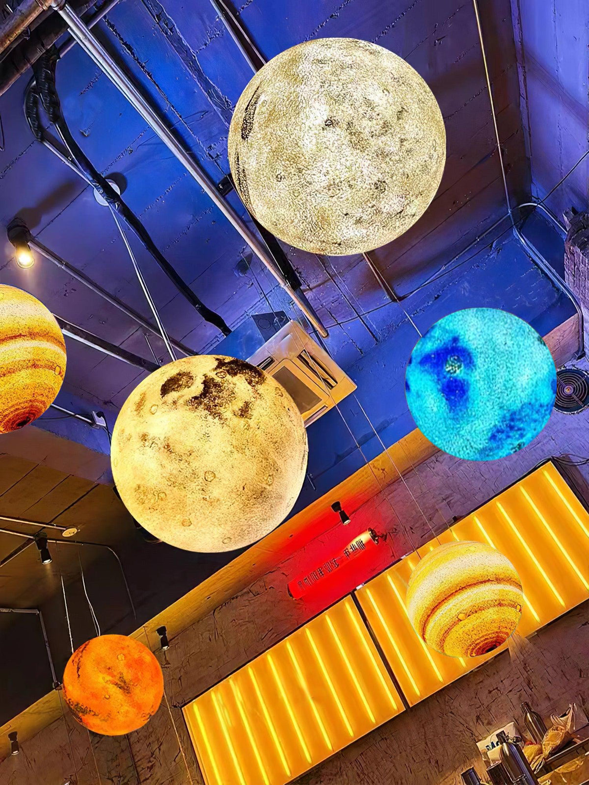 Galenaria Resin Pendant Light-Moonnatur