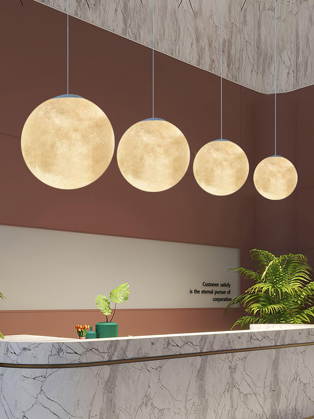 Galenaria Resin Pendant Light-Moonnatur