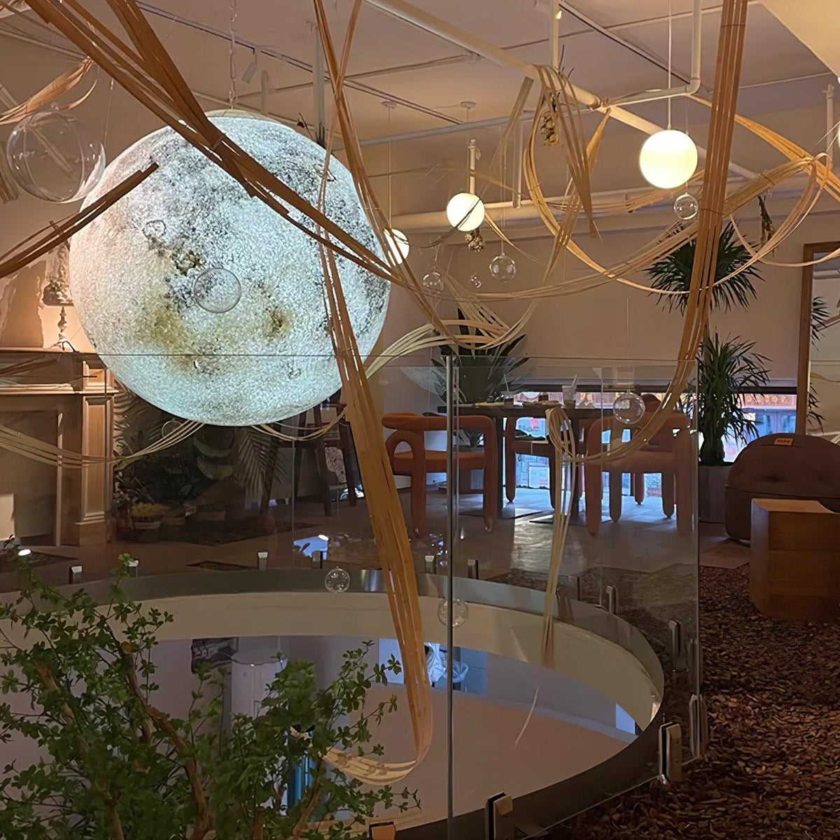 Galenaria Resin Pendant Light-Moonnatur