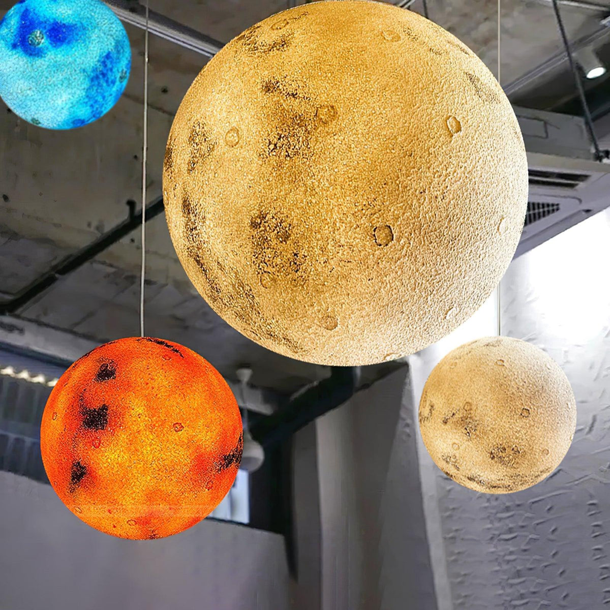 Galenaria Resin Pendant Light-Moonnatur