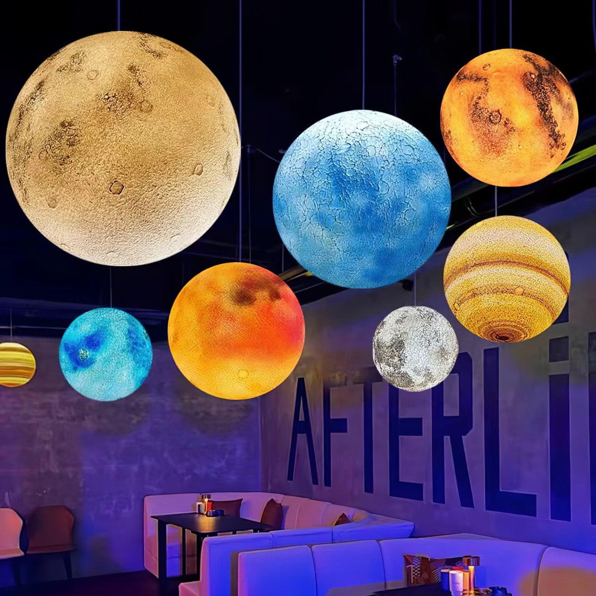 Galenaria Resin Pendant Light-Moonnatur