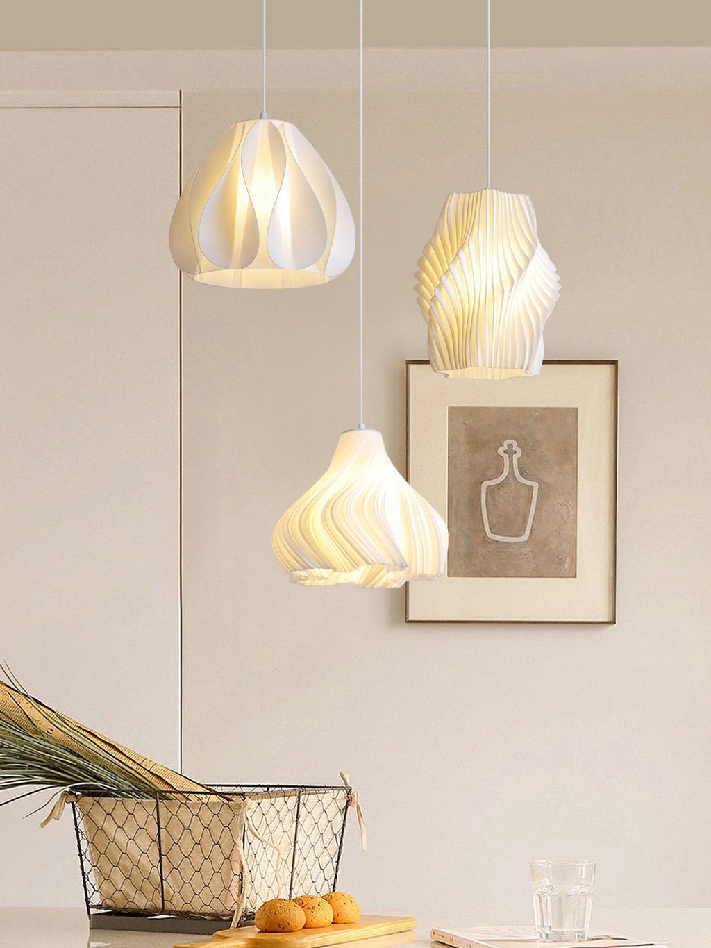 Cardenaria Acrylic Pendant Light-Moonnatur