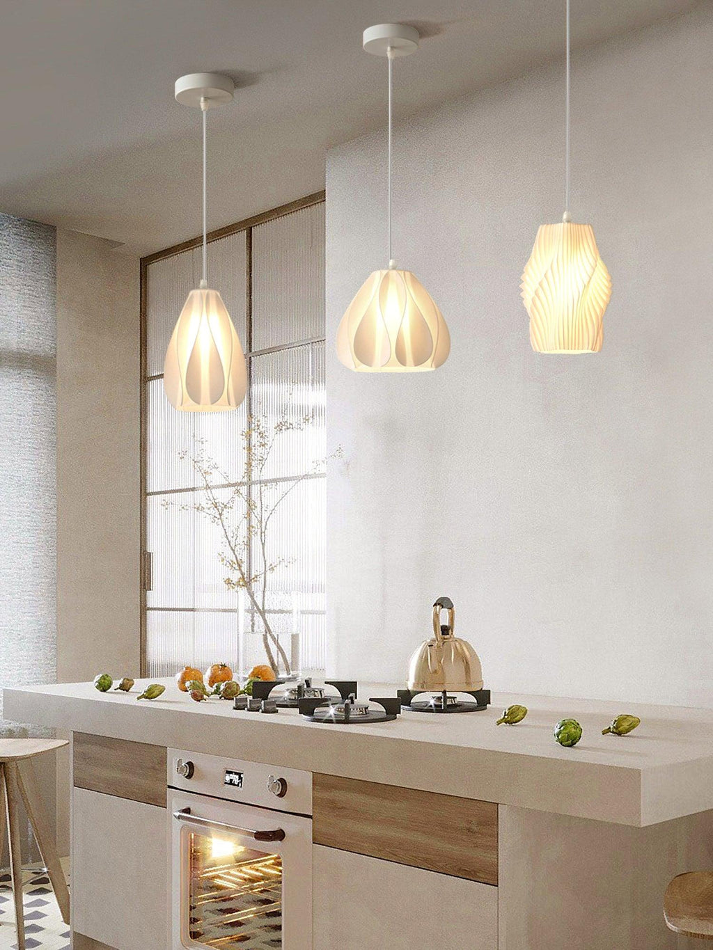 Cardenaria Acrylic Pendant Light-Moonnatur