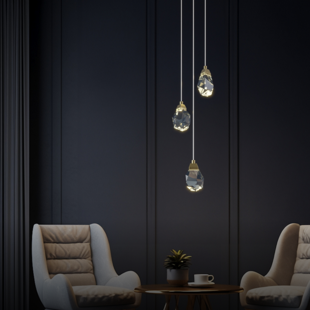 Brevenonna Glass Pendant Light-Moonnatur