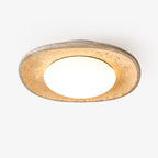 Aberford Travertine Ceiling Light-Moonnatur