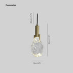 Enverden Crystal Pendant Light-Moonnatur