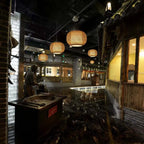 Dunselwick Wicker Pendant Light-Moonnatur