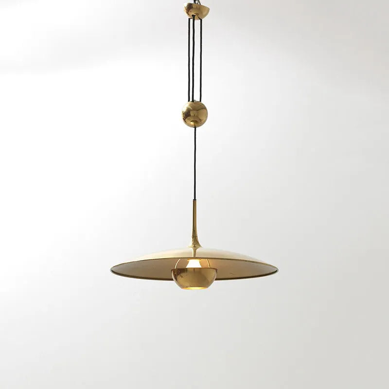 Pyra Minimalist Metal Pendant Light, Gold - Neutralighting