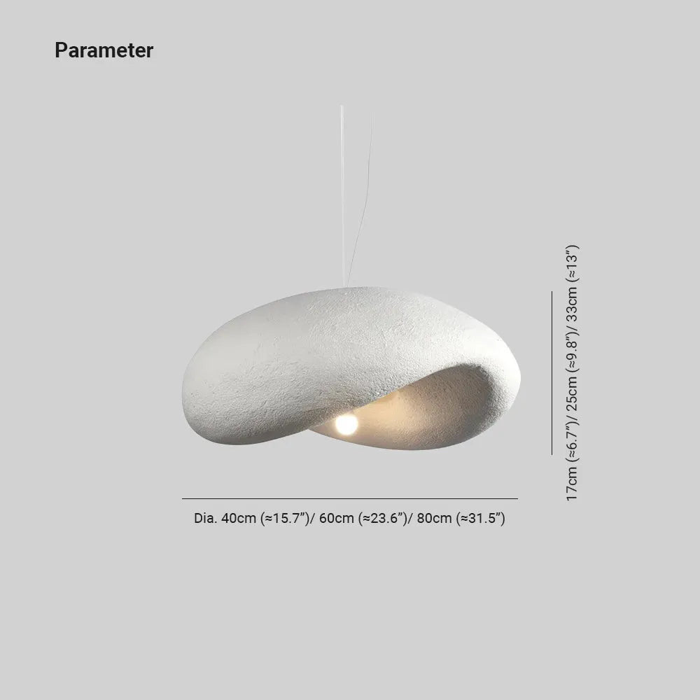 Nomo Modern Cloud-shape Wabi Sabi Style Pendant Light - Neutralighting