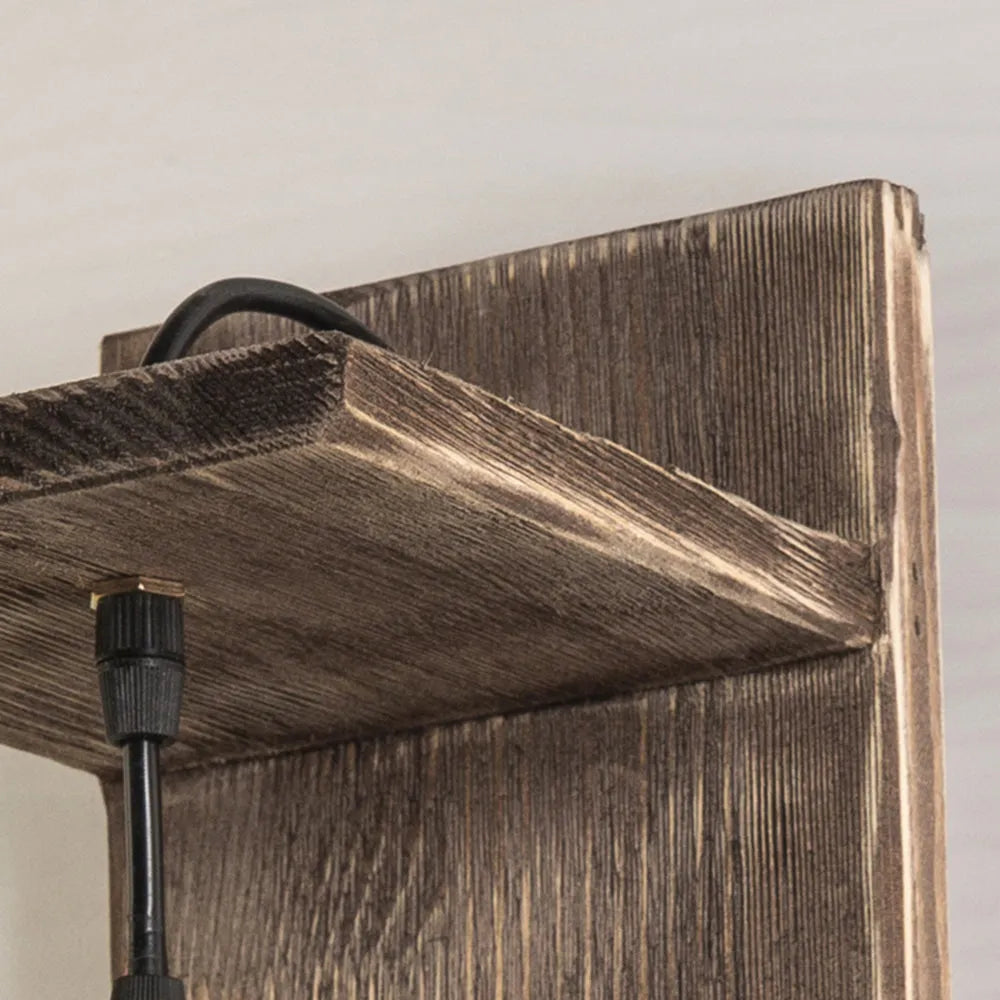 Weldenaria Pine Wood Wall Light-Moonnatur