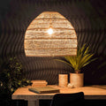 Lian Rattan Bamboo Lampshade Hand Knitted Pendant Light - Neutralighting