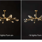 Auberwynne Crystal Chandelier-Moonnatur