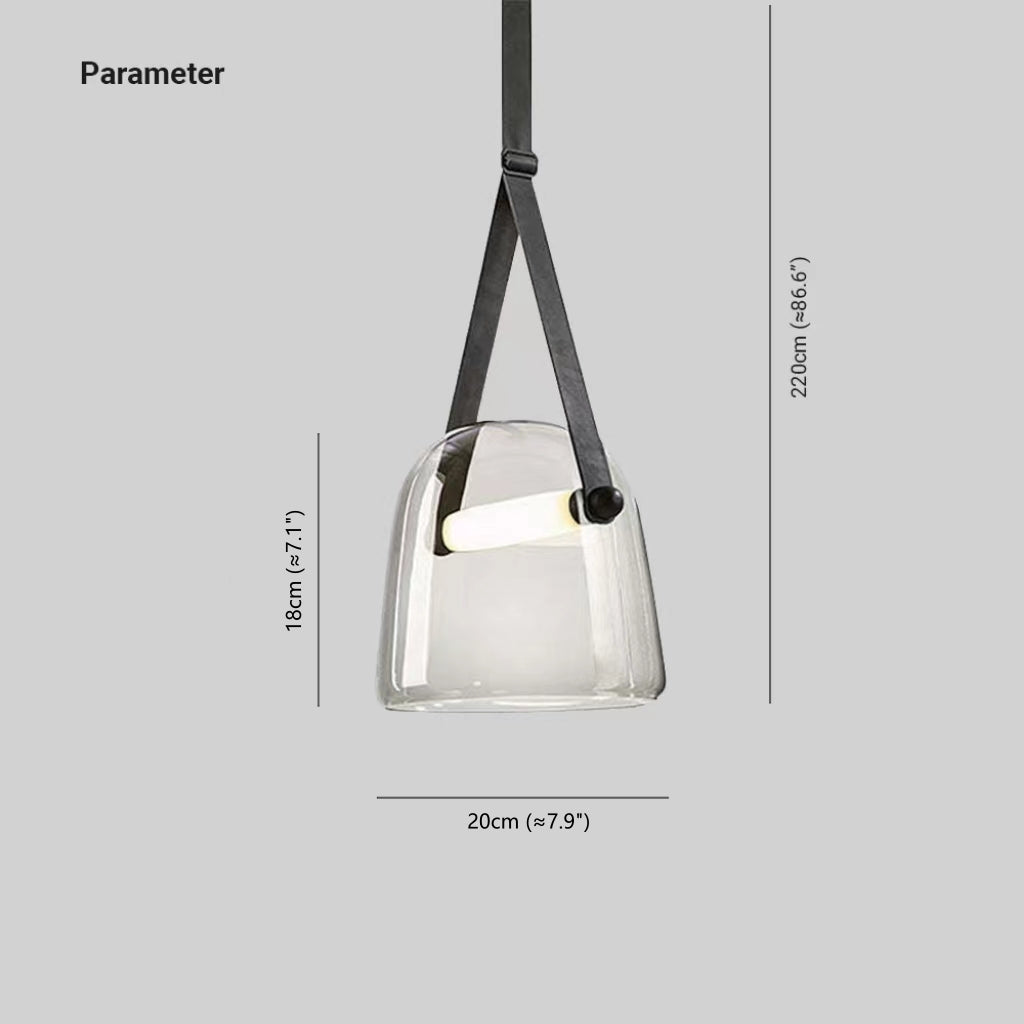 Finvergrove Glass Pendant Light-Moonnatur