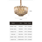 Brevenenis Crystal Chandelier-Moonnatur