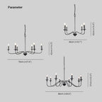 Farnelhill Metal Chandelier-Moonnatur