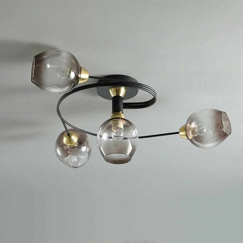 Sardenbrook Glass Ceiling Light-Moonnatur