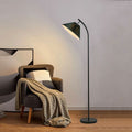 Erlenwood Fabric Floor Lamp-Moonnatur