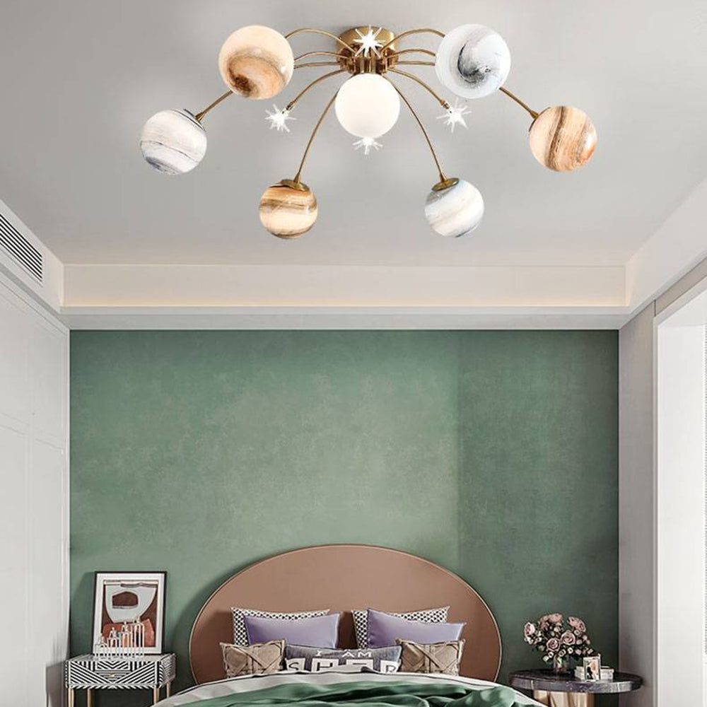 Orenenora Glass Ceiling Light-Moonnatur