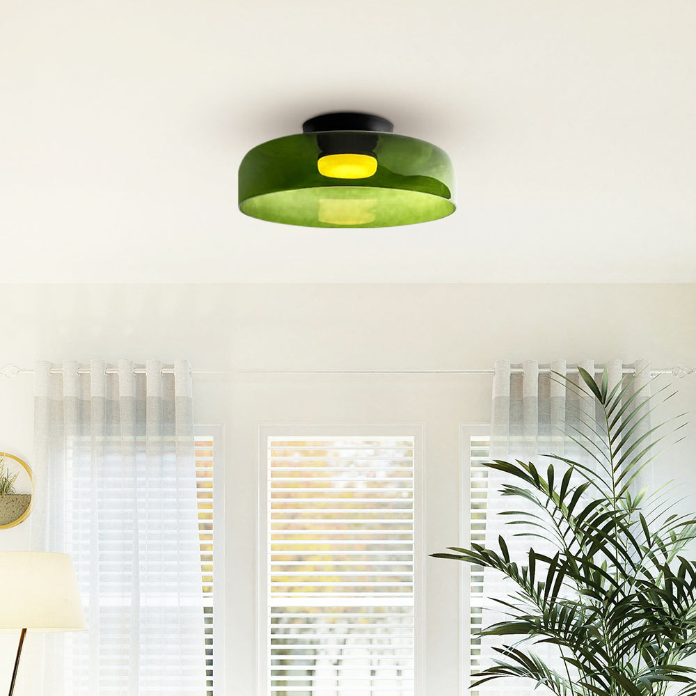 Ashenelia Glass Ceiling Light-Moonnatur
