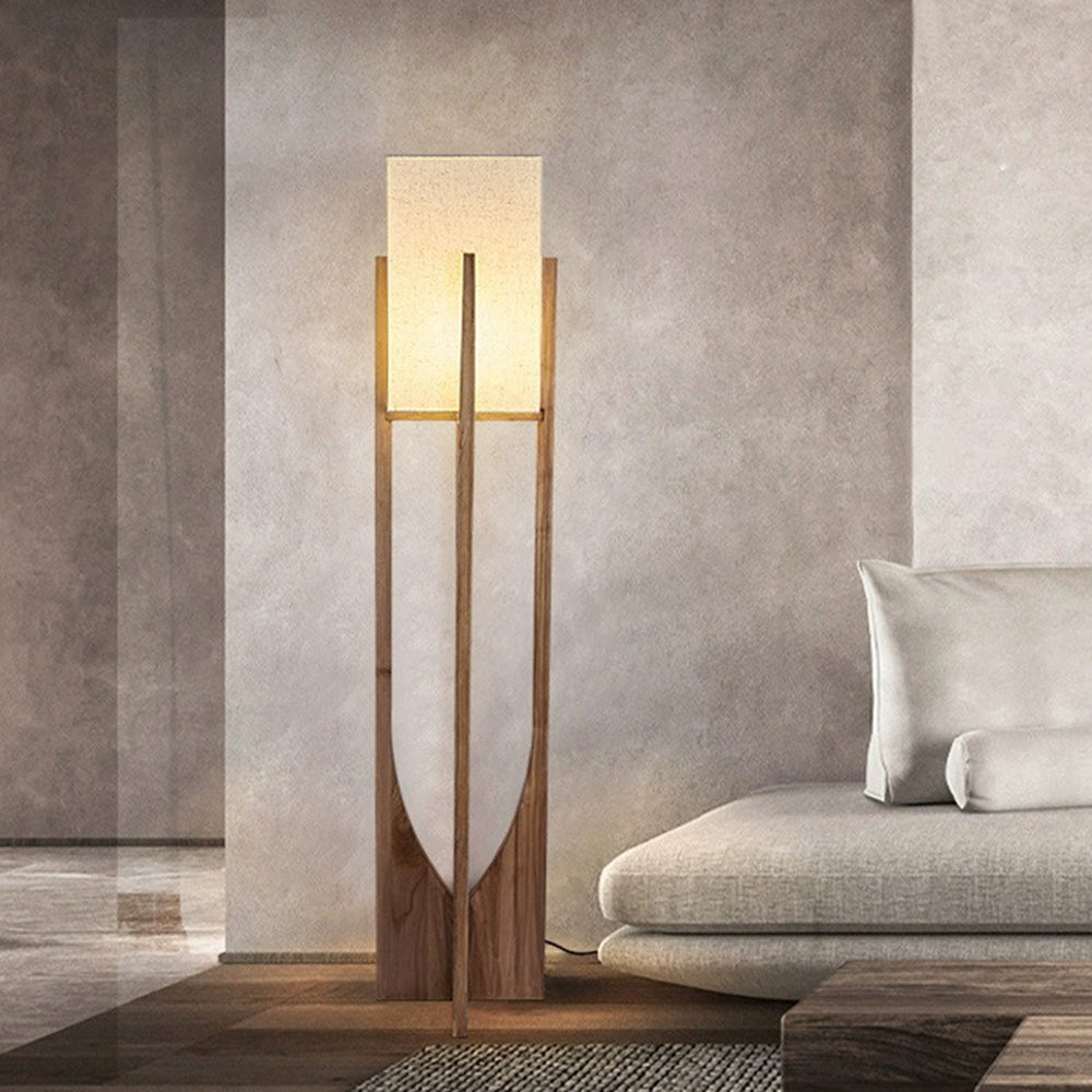 Veyrenaria Fabric Floor Lamp-Moonnatur