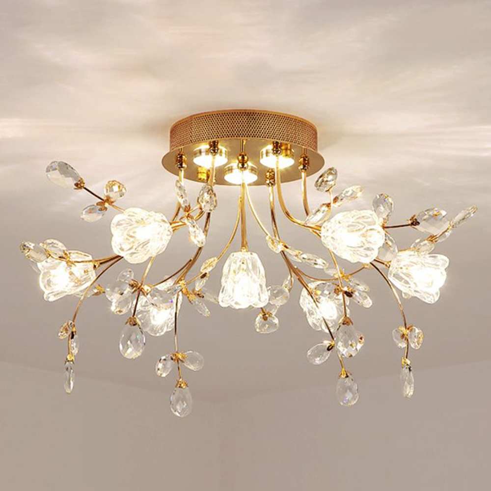 Weldenelia Glass Ceiling Light-Moonnatur