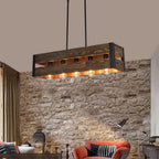 Dunselwood Pine Wood Pendant Light-Moonnatur